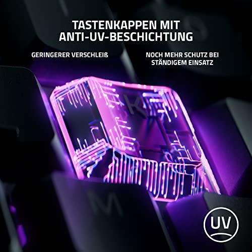 Razer Ornata V3 X - Flache Membran-Tastatur mit Razer Chroma RGB QWERTZ | DE-Layout, Schwarz & DeathAdder Essential (2021) - Essentielle Gaming-Maus mit optischem 6.400-DPI-Sensor Schwarz Bild 4