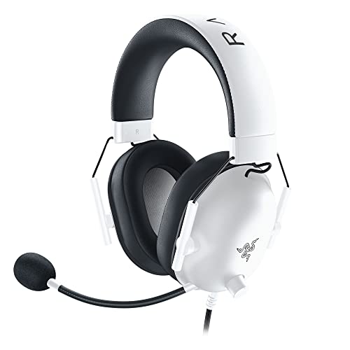 Razer Blackshark V2 X White Premium Esports Gaming Headset Weiß EInheitsgröße & DeathAdder Essential (2021) - Essentielle Gaming-Maus mit optischem 6.400-DPI-Sensor Weiß Bild 2