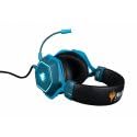 Konix Magic The Gathering Kabelgebundenes Gaming-Headset für PC - 50 mm Lautsprecher - Abnehmbares Mikrofon - 2 m USB-Kabel - Hintergrundbeleuchtung - Blau Bild 3