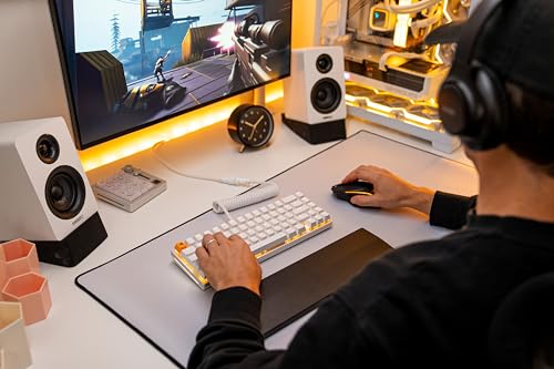 Glorious Gaming Model I 2 Wireless Gaming Mouse – Hybrid 2.4Ghz & Bluetooth, 75 g superleicht, 9 Tasten (2 austauschbar), PTFE-Füße, MMO/MOBA/FPS, lange Akkulaufzeit, Seitliche Daumenauflage – Schwarz Bild 7