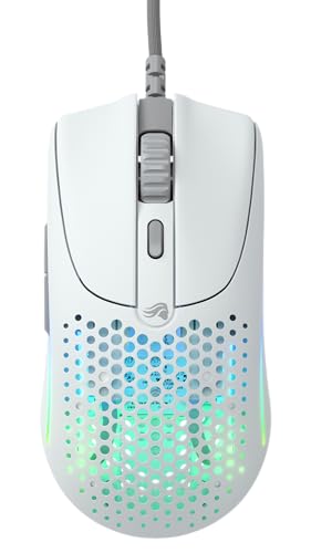 GLORIOUS Gaming Model O 2 Wired Gaming Mouse – ultraleichte 59 g, FPS, 26.000 DPI, Motion-Sync, auf 80 Mio. Klicks ausgelegte Schalter, 6 programmierbare Tasten, beidhändig, RGB, PTFE-Füße – Weiß Bild 2
