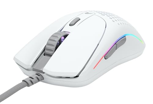 GLORIOUS Gaming Model O 2 Wired Gaming Mouse – ultraleichte 59 g, FPS, 26.000 DPI, Motion-Sync, auf 80 Mio. Klicks ausgelegte Schalter, 6 programmierbare Tasten, beidhändig, RGB, PTFE-Füße – Weiß Bild 3