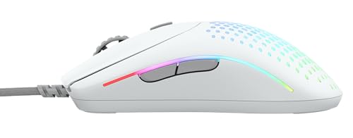 GLORIOUS Gaming Model O 2 Wired Gaming Mouse – ultraleichte 59 g, FPS, 26.000 DPI, Motion-Sync, auf 80 Mio. Klicks ausgelegte Schalter, 6 programmierbare Tasten, beidhändig, RGB, PTFE-Füße – Weiß Bild 4