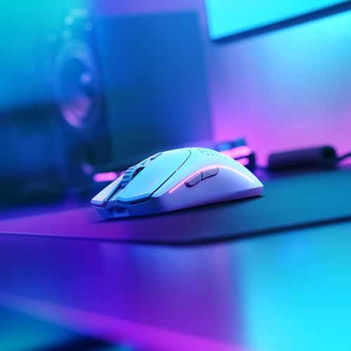 GLORIOUS Gaming Model O 2 Wireless Gaming Mouse – 2,4 GHz & Bluetooth hybrid, superleichte 68 g, Lange Akkulaufzeit, 26 k BAMF 2.0 Sensor, RGB-Beleuchtung, beidhändig, 6 Tasten, PTFE-Füße – Weiß Bild 6