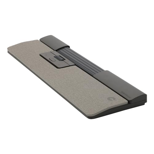 Contour SliderMouse Pro | Kabelmaus | Schlanke Handballenauflage | Ergonomische PC Maus | Kabelgebundene Maus | Schmerzlinderung | 6 programmierbare Tasten | 2800 DPI | Für Windows & macOS | Hellgrau Bild 1