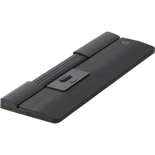 Contour SliderMouse Pro | Kabelmaus | Große Handballenauflage | Ergonomische PC Maus | Kabelgebundene Maus | Schmerzlinderung | 6 programmierbare Tasten | 2800 DPI | Für Windows & macOS | Dunkelgrau Bild 1