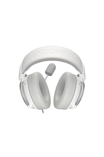 ENDORFY VIRO Onyx White, Gaming Over-Ear-Kopfhörer, abnehmbares Mikrofon, Langlebiger Aluminiumrahmen, Weiche Ohrpolster aus Memory-Schaumstoff, 53 mm Treiber Bild 5