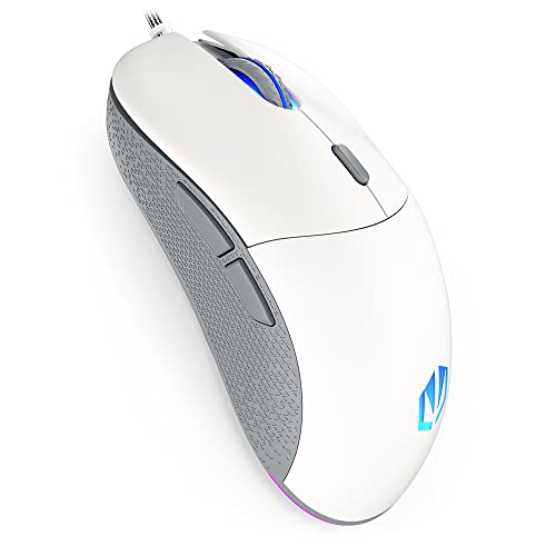 ENDORFY GEM Onyx White, Leichte Gaming-Maus (67 g), PixArt PMW3325 Sensor, 8000 DPI, Kailh GM 4.0 switches, 6 programmierbare Tasten, Mausfüße aus „PTFE”, EY6A012 Bild 1