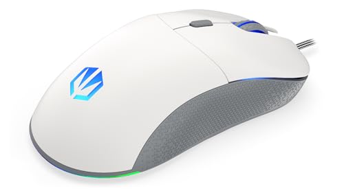 ENDORFY GEM Onyx White, Leichte Gaming-Maus (67 g), PixArt PMW3325 Sensor, 8000 DPI, Kailh GM 4.0 switches, 6 programmierbare Tasten, Mausfüße aus „PTFE”, EY6A012 Bild 3