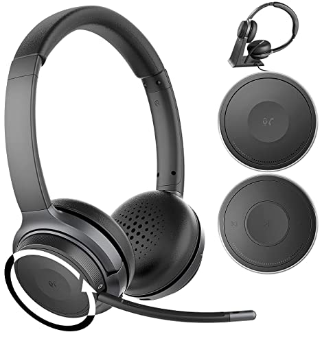 Callstel Kopfhörer Samsung: Profi-Stereo-Headset mit Bluetooth 5, Versandrückläufer (Streaming Kopfhörer, Headset Samsung, Bluetooth, Freisprecheinrichtung) Bild 2
