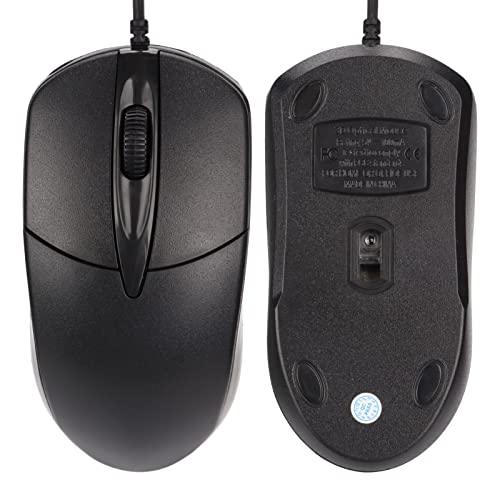 Cuifati Beheizte Computermaus, Optische USB-Laptop-Maus mit 3-stufiger Temperatureinstellung, 1600-DPI-Kabel, Geräuschlose Kabelgebundene Maus, für Win, OS X, für Desktop-Laptop-PC Bild 2