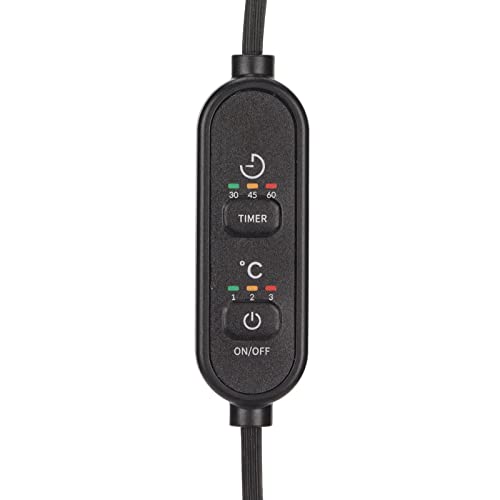 Cuifati Beheizte Computermaus, Optische USB-Laptop-Maus mit 3-stufiger Temperatureinstellung, 1600-DPI-Kabel, Geräuschlose Kabelgebundene Maus, für Win, OS X, für Desktop-Laptop-PC Bild 3