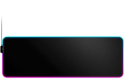 SteelSeries Aerox 9 Wireless Gaming-Maus – Ultraleicht für MMOs/MOBAs – 89 g Gewicht – 18 programmierbare Tasten – Bluetooth/2,4 GHz & QcK Prism Cloth XL - Gaming Mauspad – Größe XL Bild 6