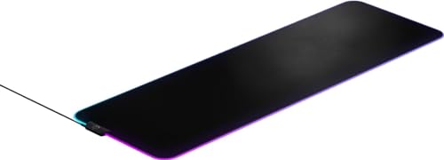 SteelSeries Aerox 9 Wireless Gaming-Maus – Ultraleicht für MMOs/MOBAs – 89 g Gewicht – 18 programmierbare Tasten – Bluetooth/2,4 GHz & QcK Prism Cloth XL - Gaming Mauspad – Größe XL Bild 7