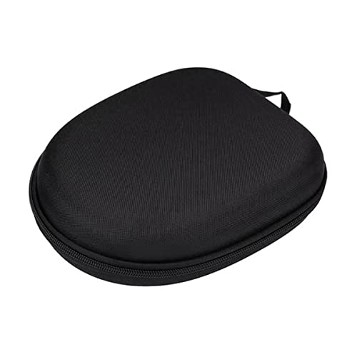 Over Ear kopfhörer Tasche | Headset Hartschalen Aufbewahrung Ohrhörer Schutztasche Case, 21 x 19 x 6cm (Schwarz) Bild 2