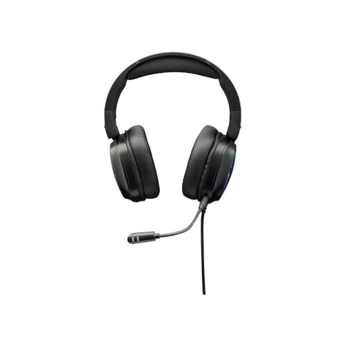 THE G-LAB - Korp Radium Gaming Headset mit abnehmbarem Mikrofon, Gaming Kopfhörer mit LED Licht, Gaming Kopfhörer mit Kabel Stereo Sound Bass 3.5mm, Kompatibel mit PS4/PS5/Xbox/Switch/PC Bild 2