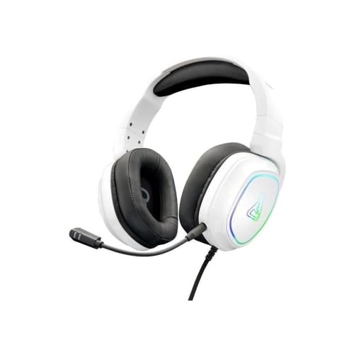 THE G-LAB - Korp Radium Gaming Headset mit abnehmbarem Mikrofon, Gaming Kopfhörer mit LED Licht, Gaming Kopfhörer mit Kabel Stereo Sound Bass 3.5mm, Kompatibel mit PS4/PS5/Xbox/Switch/PC Bild 4