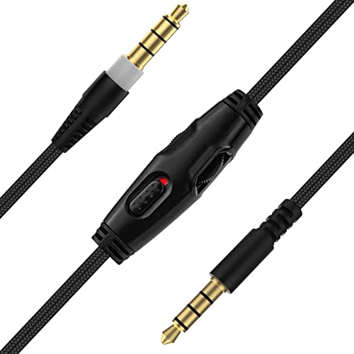 Cloud Alpha-Kabel für Kingston Cloud Mix Alpha Flight & Logitech G633 G933 Gaming-Headset, mit Stumm- und Lautstärkereglern (ohne Mikrofon, 4,9 m) Bild 1