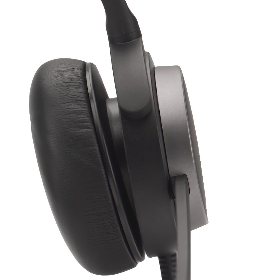 Snom A330D Kabelgebundenes Over-Ear-Headset - Headset Mit Mikrofon Kabellos, Kopfhörer Kabel, Gaming Headset Wireless Mit Mikrofon & Passiver Geräuschunterdrückung - Telefon 00004598 Bild 3