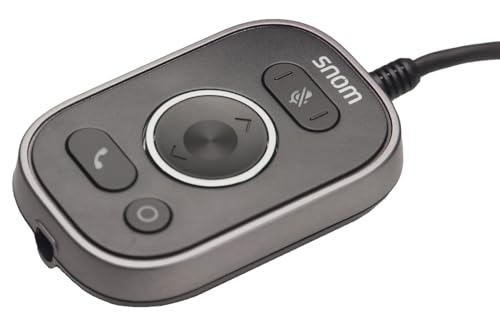 Snom A330D Kabelgebundenes Over-Ear-Headset - Headset Mit Mikrofon Kabellos, Kopfhörer Kabel, Gaming Headset Wireless Mit Mikrofon & Passiver Geräuschunterdrückung - Telefon 00004598 Bild 4