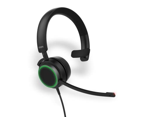 Snom A330D Kabelgebundenes Over Ear Headset - Headset Mit Mikrofon Kabellos, Kopfhörer Kabel, Gaming Headset Wireless Mit Mikrofon & Passiver Geräuschunterdrückung - 00004597 Bild 5