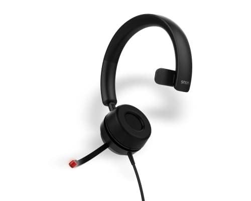 Snom A330D Kabelgebundenes Over Ear Headset - Headset Mit Mikrofon Kabellos, Kopfhörer Kabel, Gaming Headset Wireless Mit Mikrofon & Passiver Geräuschunterdrückung - 00004597 Bild 6