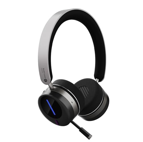 ALE AH80 Bluetooth Headset – Hybrid Active Noise Cancellation, 40ms Low Latency,Gesprächs-/Wiedergabezeit 35h/45h, Wireless Charging, Touch Control, Ideal für Arbeit, Freizeit und Gaming Bild 1