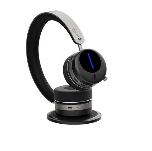 ALE AH80 Bluetooth Headset – Hybrid Active Noise Cancellation, 40ms Low Latency,Gesprächs-/Wiedergabezeit 35h/45h, Wireless Charging, Touch Control, Ideal für Arbeit, Freizeit und Gaming Bild 2
