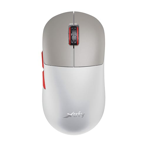 Xtrfy M8 Wireless, Kabellose Ultraleichte Gaming-Maus, Optimiert für esports, 2,4 GHz Funk, Extrem Niedrige Front für Präzision, Wiederaufladbar, Retro Bild 1