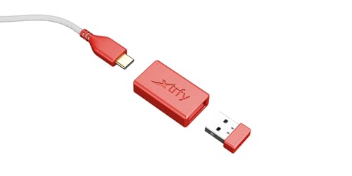 Xtrfy M8 Wireless, Kabellose Ultraleichte Gaming-Maus, Optimiert für esports, 2,4 GHz Funk, Extrem Niedrige Front für Präzision, Wiederaufladbar, Retro Bild 6