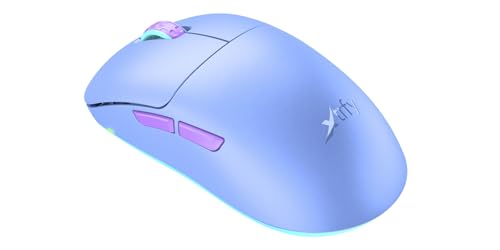 Xtrfy M8 Wireless, Kabellose Ultraleichte Gaming-Maus, Optimiert für esports, 2,4 GHz Funk, Extrem Niedrige Front für Präzision, Wiederaufladbar, Frosty Purple Bild 2