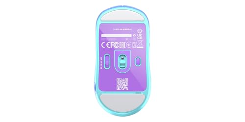 Xtrfy M8 Wireless, Kabellose Ultraleichte Gaming-Maus, Optimiert für esports, 2,4 GHz Funk, Extrem Niedrige Front für Präzision, Wiederaufladbar, Frosty Purple Bild 5