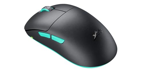 Xtrfy M8 Wireless, Kabellose Ultraleichte Gaming-Maus, Optimiert für esports, 2,4 GHz Funk, Extrem Niedrige Front für Präzision, Wiederaufladbar, Schwarz Bild 2