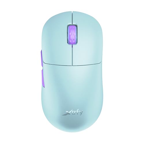 Xtrfy M8 Wireless, Kabellose Ultraleichte Gaming-Maus, Optimiert für esports, 2,4 GHz Funk, Extrem Niedrige Front für Präzision, Wiederaufladbar, Frosty Mint Bild 1
