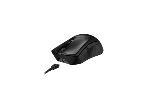 ASUS ROG Gladius III Wireless AimPoint RGB Gaming Maus (optischer ROG AimPoint-Sensor, 36.000 DPI, 650 IPS, ROG Micro Switches, ergonomisch, 2,4-GHz, Bluetooth, USB, schwarz) Bild 4
