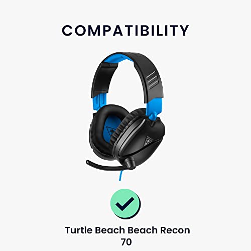 kwmobile 2X Ohr Polster für Turtle Beach Recon 70 / Recon 50 / Recon 60P / Stealth 500/600 / 700 Ohrpolster - Kopfhörer Ersatzteile - Ersatzpolster für Over Ear Headphones Bild 2