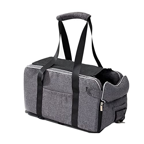 RULING Car Mat Portable Dog Kennel Safety Car Central Control Universal Fahrzeug Armrest Box Pet Dog, Grau Bild 1