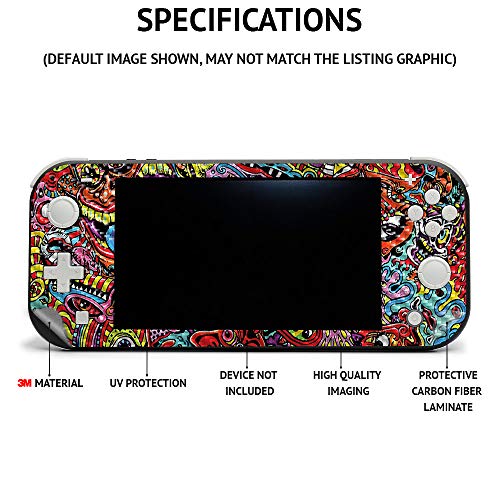 MightySkins Carbonfaser-Hülle, kompatibel mit SteelSeries Rival 5 Gaming-Maus, Spritzer, schützende, langlebige strukturierte Kohlefaser-Oberfläche, einfach anzubringen und zu ändern, hergestellt in Bild 3