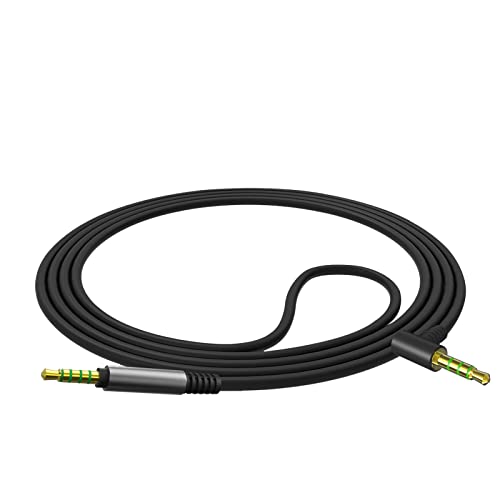 GEEKRIA QuickFit Audiokabel, kompatibel mit Logitech G Pro, G Pro X, G433, G233 Gaming Headset Kabel, 3,5 mm 5-poliges AUX-Ersatzkabel (1,2 m) Bild 2