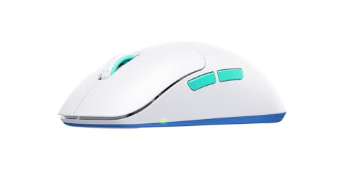 Xtrfy M8 Wireless, Kabellose Ultraleichte Gaming-Maus, Optimiert für esports, 2,4 GHz Funk, Extrem Niedrige Front für Präzision, Wiederaufladbar, Weiß Bild 2