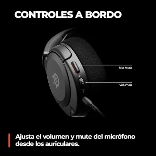 SteelSeries Arctis Nova 1 Multi-System-Gaming-Headset, HiFi-Treiber, räumliches Audio, Komfort-Design, langlebig, Ultraleicht, Mikrofon mit Geräuschunterdrückung, Schwarz (erneuert) Bild 7