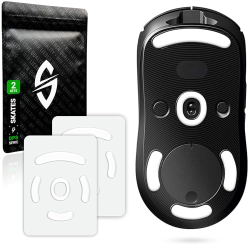 SensoryBoost DPS Glides (2er Set) kompatibel mit Logitech G PRO Wireless, G PRO 2 Lightspeed - Ultra Schnell, Abgerundet, Langlebig - PTFE - Ersatz-Mausfüße, Skates – Gaming Maus Upgrade Zubehör Bild 1