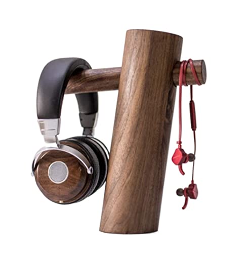 Headset Ständer Kopfhörerständer Kopfhörerständer Aus Massivem Holz, Kopfhörerhalter, Kreativer Kopfhörerständer, Gaming-Headset-Aufbewahrungsregal, Headset-Ständer Kopfhörerhalter Kopfhörer Ständer ( Bild 1