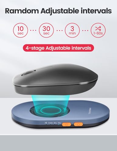 VAYDEER Ultra Slim Mouse Jiggler Mover mit einstellbarem Intervall-Timer ist EIN lautloser und Nicht nachweisbarer Maus-Beweger. Dieser fahrerfreie Mausbeweger ist für den PC aktivieren. Bild 3