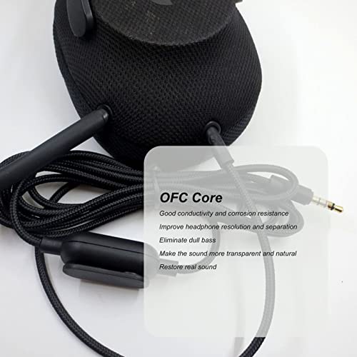 Gaming-Headset-Ersatzkabel mit Eingebautem Mikrofon und Lautstärkeregler für G433 G233 G Pro G Pro X, für Kingston Cloud Mix, Telefone, Tablets, PC Bild 4