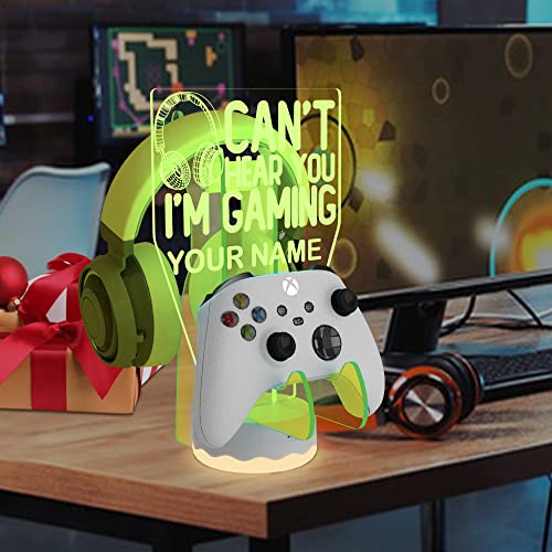 Ammonite Personalisierter Kopfhörer-Controller-Ständer, beleuchtet, 16 Farben, 3D-LED-Leuchten, Headset, Gamepad-Halterung, Spiele-Controller-Aufhänger für alle universellen Gaming-PC-Zubehör Bild 7