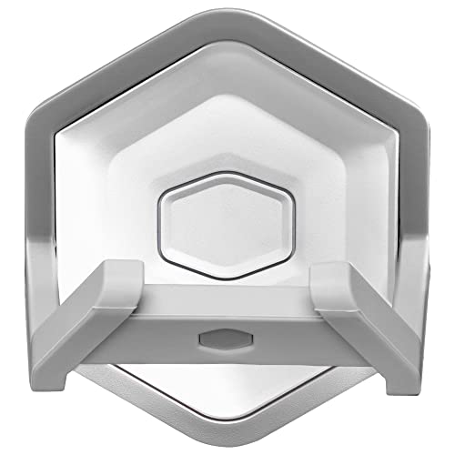 Cooler Master GEM Halterung für Peripheriegeräte wie Controller, Headsets, VR-Headset & Gaming-Pads – Magnetischer Haken trägt bis 2kg, Tragkraft auf nichtmagnetischen Oberflächen bis 1,5 kg – Weiß Bild 3