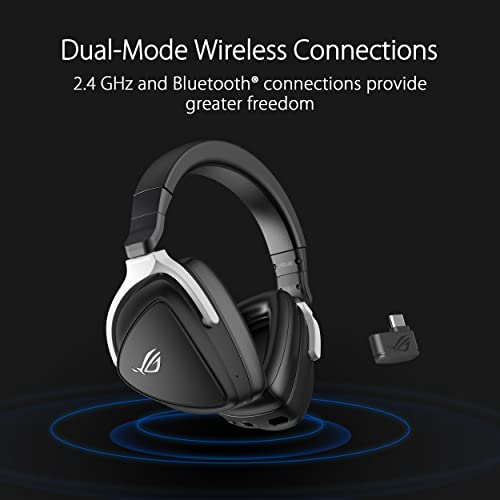 ASUS ROG Delta S Wireless Gaming Headset & ROG Scabbard II Gaming Mauspad Bild 3