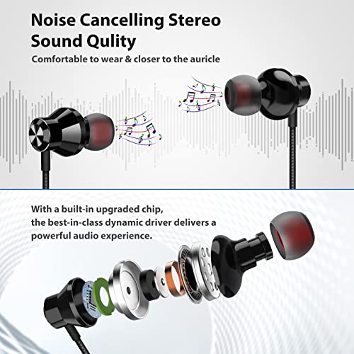 PC-Headset mit Mikrofonen, Geräuschunterdrückung USB-Headset für Notebook, Gaming Kopfhörer USB A mit Audio-Steuerung, Stummschaltung, Headset für leichte Spiele für Büro Live-Übertragung PS 4 PS 5 Bild 5