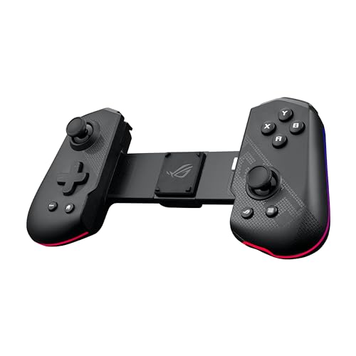 ASUS ROG Tessen Mobile Gaming Controller (Smartphone Controller, Aura RGB Beleuchtung, 18W Passthrough-Schnellladung, Latenzfrei mit 500 Hz über USB Typ C, anpassbare Tastenbelegung) Bild 1
